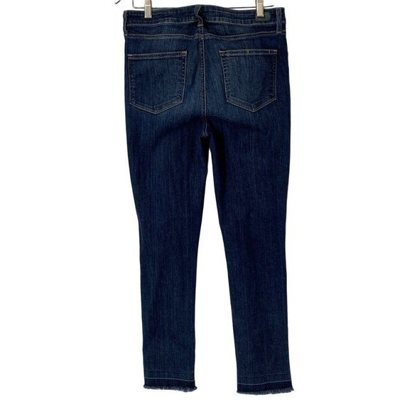 Womens Paige Jeans Sz 31 Raw Hem Stretch Skinny Hoxton Ankle Peg USA 5090 - Picture 7 of 9